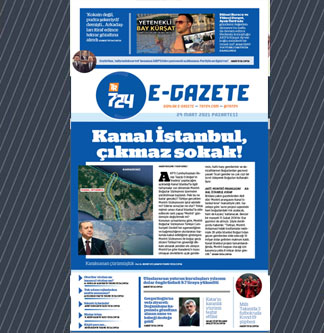 Tr724 | 29 Mart 2021 Pazartesi 1. SAYFA