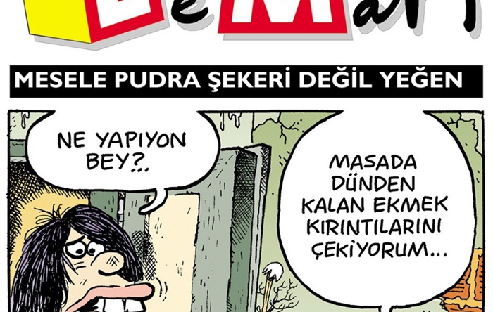 Leman’dan ‘pudra şekeri’ kapağı