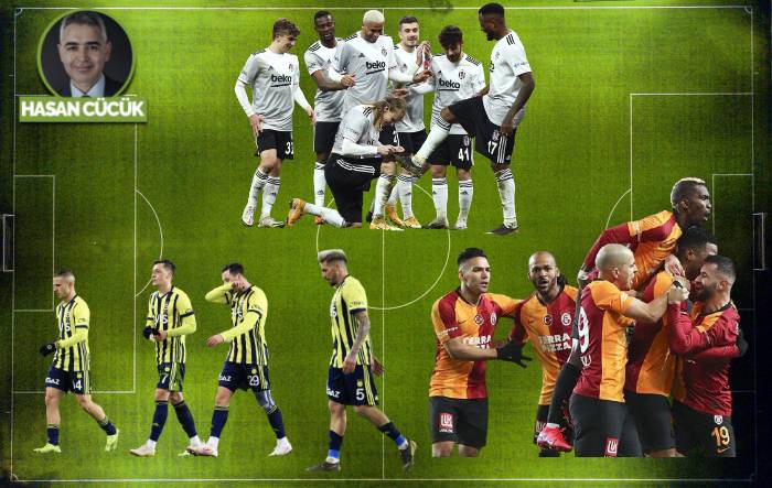 Beşiktaş favori, Galatasaray plase, Fenerbahçe umutsuz