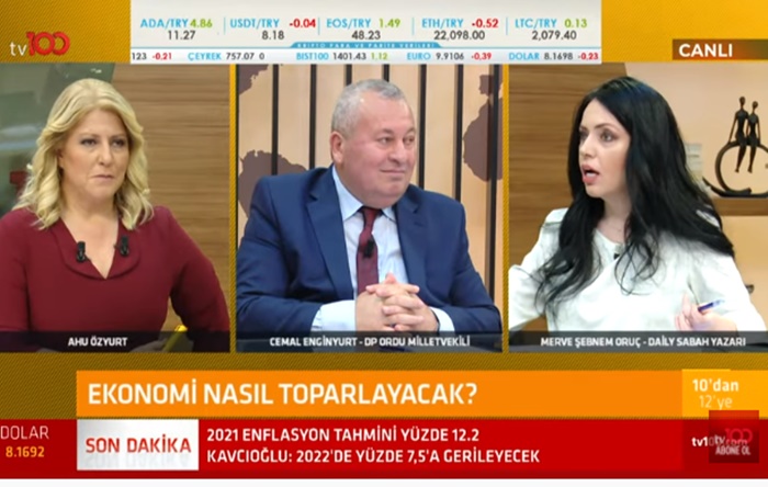 Televizyonda ‘128 milyar dolar’ tartışması: Yayını terk etmek istedi