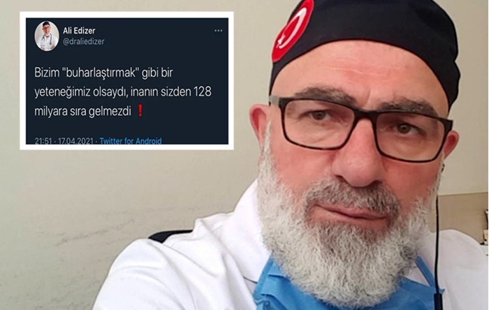 O doktordan yine skandal paylaşım