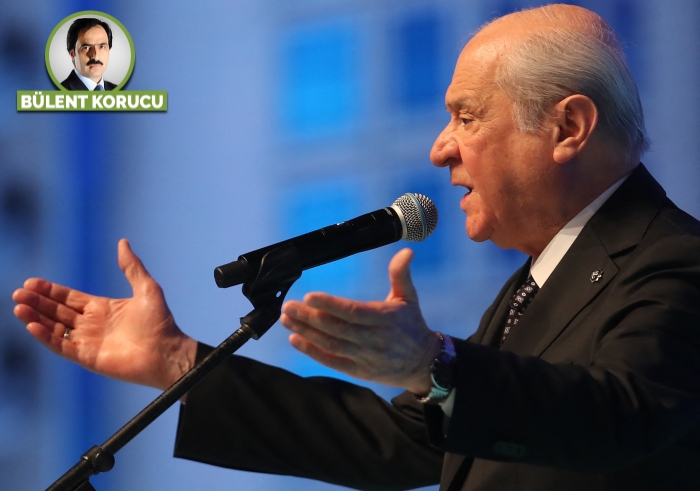 Bahçeli el yükseltti!