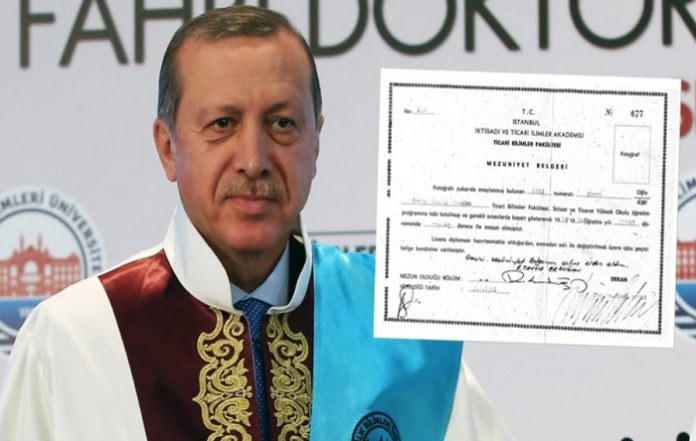 erdoğan - diploma-