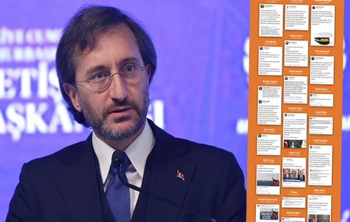 Fahrettin Altun liste hazırlayıp hedef gösterdi