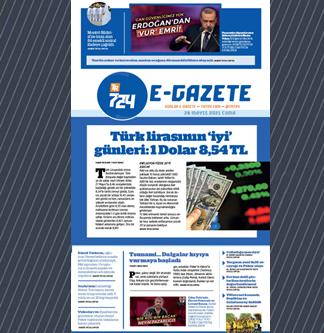 Tr724 | 28 Mayıs 2021 Cuma 1. SAYFA
