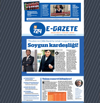 Tr724 | 14 Haziran 2021 Pazartesi 1. SAYFA