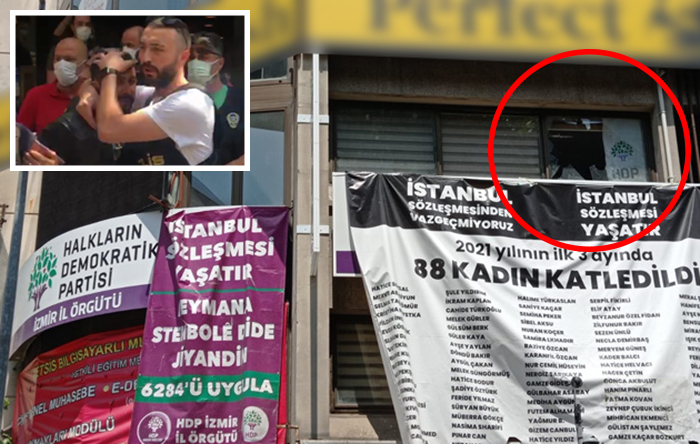 HDP binasına saldırı: Polis tüm kamera kayıtlarını sildi, saldırgan tutuklandı