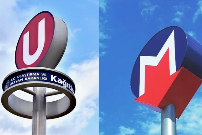 Ulaştırma Bakanı metro logosunu ‘U’ olarak değiştirdi; İBB ‘M’ kalacak?