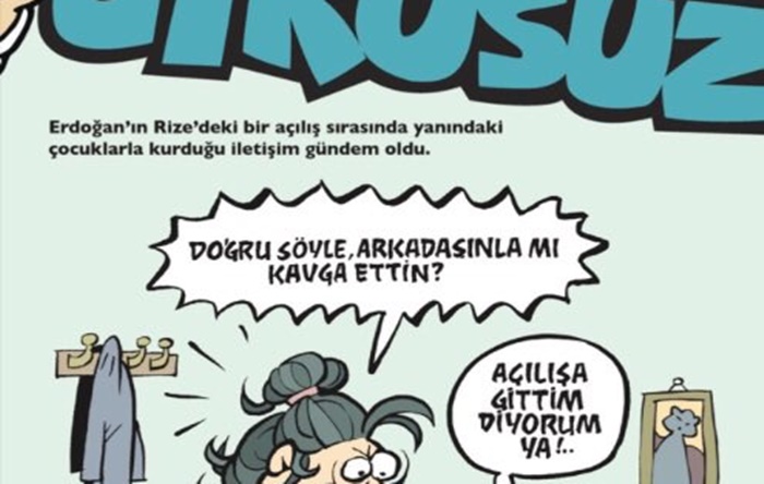 Uykusuz’dan ‘Erdoğan’ın kafasına vurduğu çocuk’ kapağı: Açılışa gittim diyorum ya!