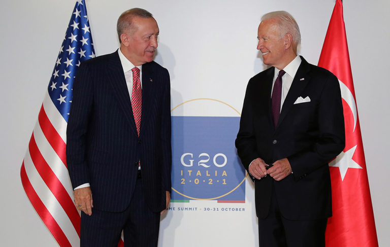 Erdoğan: F-16 konusunda Biden’da olumsuz bir yaklaşım görmedim