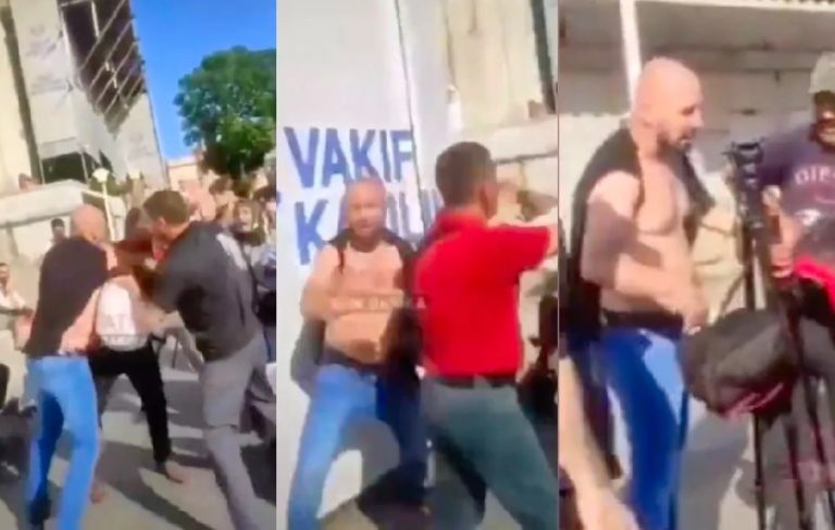 Ahsen TV muhabiri yine dayak yedi