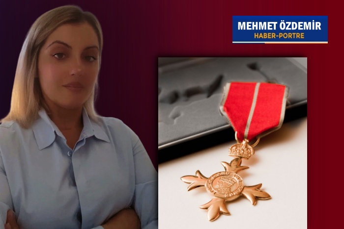22 yıl önce İngiltere’ye iltica etmişti: Sevcan Kudu’ya ‘imparatorluk nişanı’
