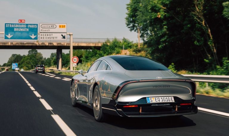 Mercedes-Benz Vision EQXX, 1200 km ile kendi menzil rekorunu kırdı