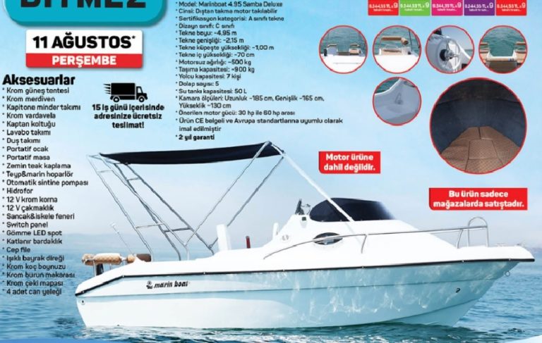 Aldın aldın! A101 tekne satacak