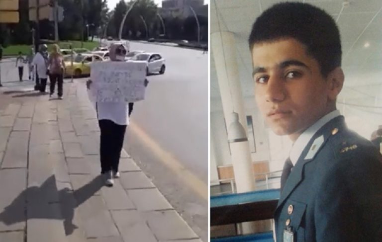 Askeri öğrenci Bilal Bilger’e özgürlük isteyen teyzesi gözaltına alındı