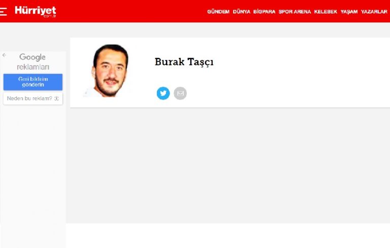 Sedat Peker ifşa etti, Hürriyet gazetesi jet hızıyla Burak Taşçı’nın yazılarını kaldırdı