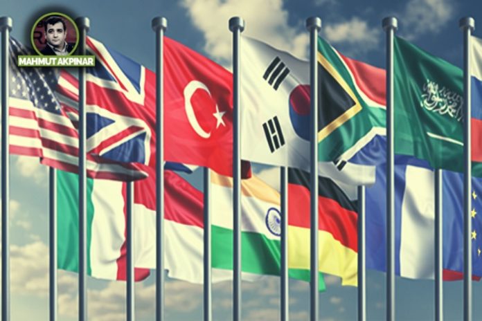 Flags of the G-20 nations