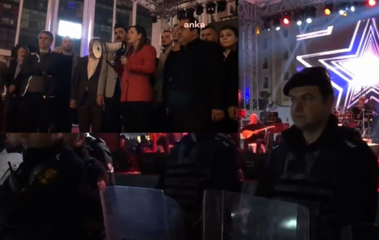Kurtlar Vadisi’ndeki Çakır’a özenen MHP’li vekil Arzu Erdem polis eşliğinde konser bastı: ‘Azdan az, çoktan çok’