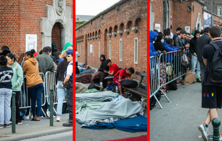 Barınaklar yetersiz, Belçika’da mülteci krizi büyüyor