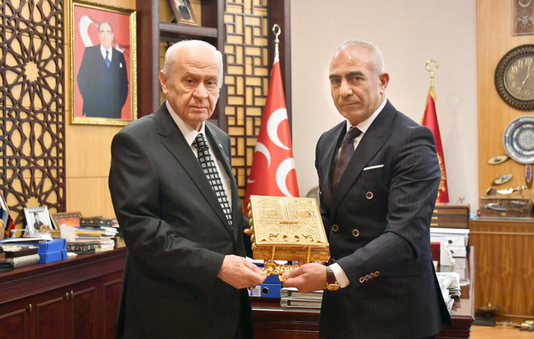 Çete lideri Kasım Gençyılmaz da Devlet Bahçeli’yi ziyaret etti
