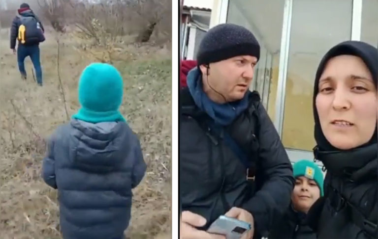 Meriç’ten Yunanistan’a geçen 2 çocuklu aileden yardım çağrısı