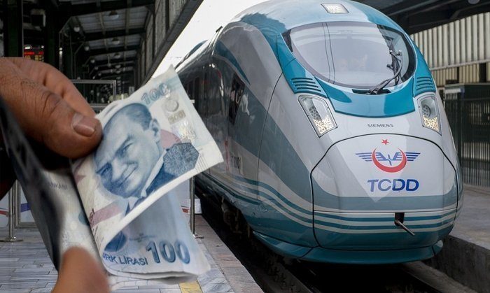 Hızlı trene 33 TL yeni yıl zammı