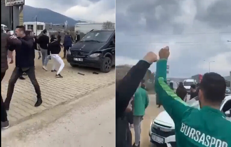 Bursaspor taraftarlarından yine ırkçı saldırı: 21 plakalı aracı taş yağmuruna tuttular