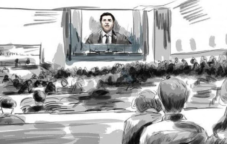 Kobani davasında Demirtaş’tan tek cümlelik savunma