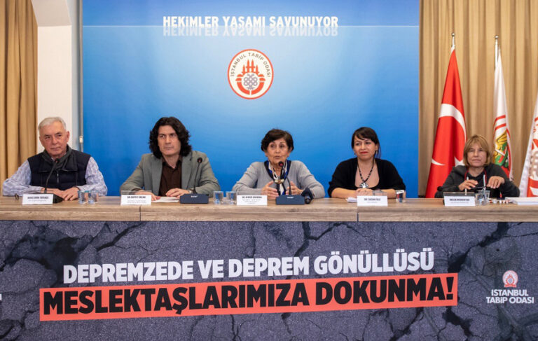 İTO’dan deprem bölgesine gönüllü giden doktora soruşturma açılmasına tepki
