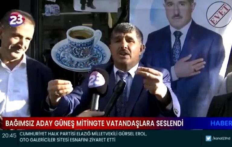 Elazığ’da bağımsız aday, vatandaşlara böyle seslendi: ‘Yav bir de beni deneyin, 5 sene de ben dolandırayım sizi’