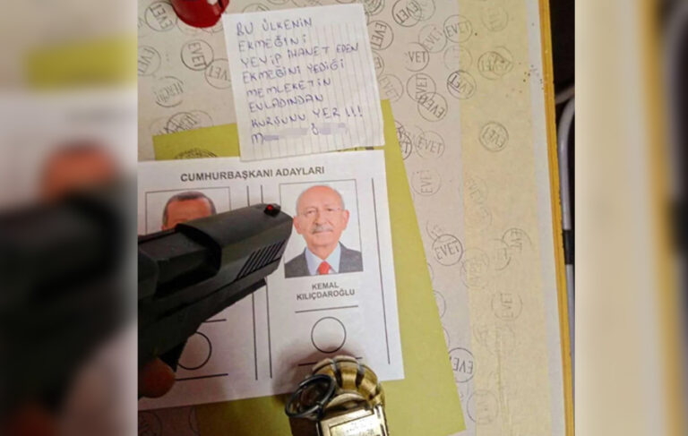 RİZE | Oy kabinine silahla girdi, Kılıçdaroğlu’nu ölümle tehdit etti