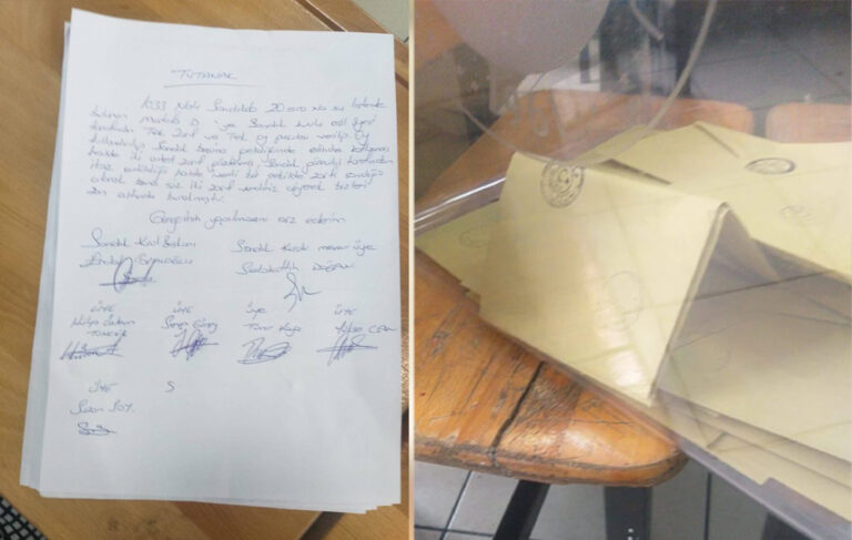 Yalova’da skandal; dışarıdan getirdiği zarfları sandığa attı