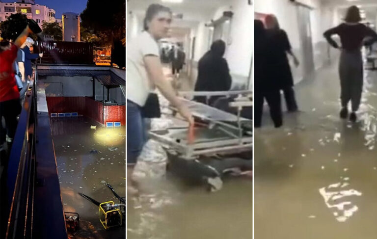 Manisa’da hastaneyi sel bastı; 62 hasta başka hastanelere sevk edildi