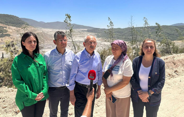 Kemal Kılıçdaroğlu ve CHP’li vekiller, çevrecilere destek için Akbelen’de