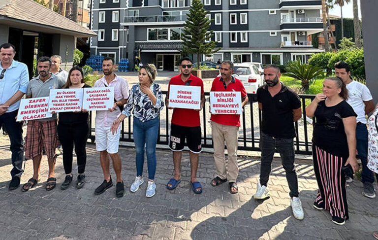 Vatan Partisi’nin otelinde çalışan 65 işçi haklarını istedikleri için işten atıldı