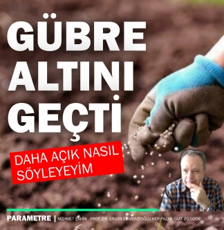 Gübre altını geçti! Daha açık nasıl söyleyeyim | Parametre