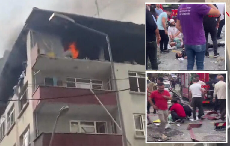 Şirinevler’de 5 katlı binada patlama: 2 ölü, 3 yaralı