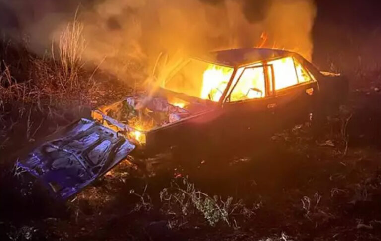 Siirt’te feci kaza: Şarampole devrilen otomobil yandı; 6 ölü, 1 yaralı