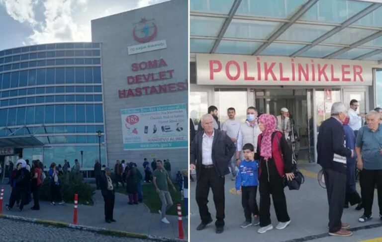 Soma Devlet Hastanesi’nde yangın paniği; hastalar tahliye edildi