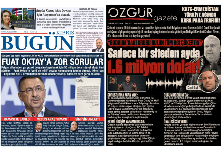 Fuat Oktay’ın 50 milyon dolar rüşvet aldığı iddiası Kıbrıs medyasında manşetlerde!