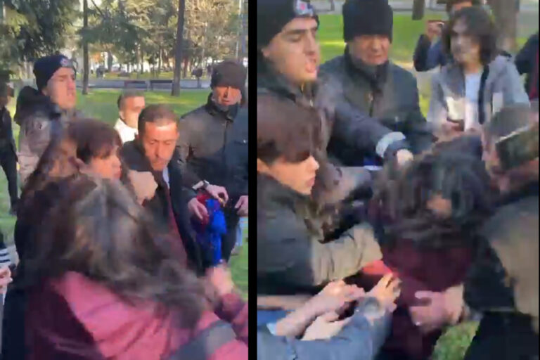 İstanbul Üniversitesi’nde yılbaşı ağacı süslemek isteyen öğrencilere sert müdahale