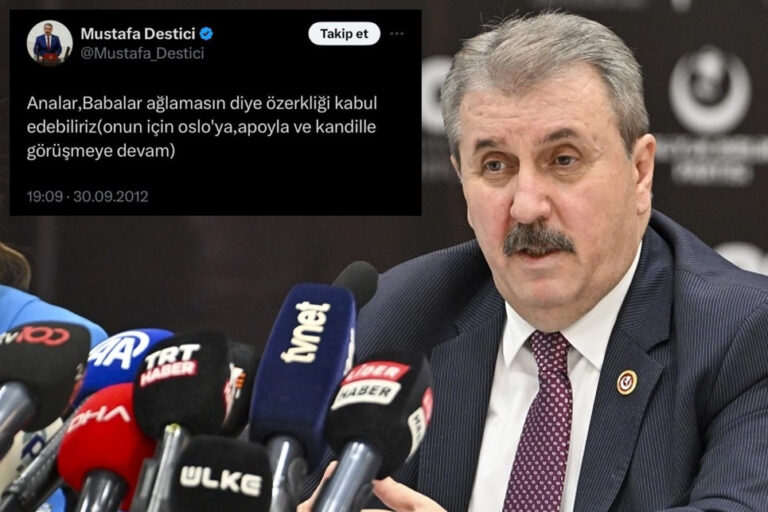 Mustafa Destici, ‘özerklik’ istediği tweet için ‘sahte’ demişti; gerçek çıktı!