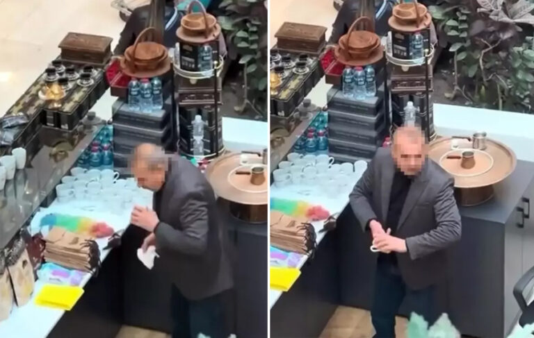 Kahve fincanlarını tükürükle temizlemişti; o büfe mühürlendi
