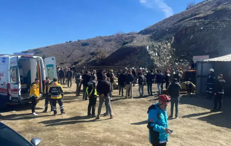 Elazığ’da maden ocağında göçük