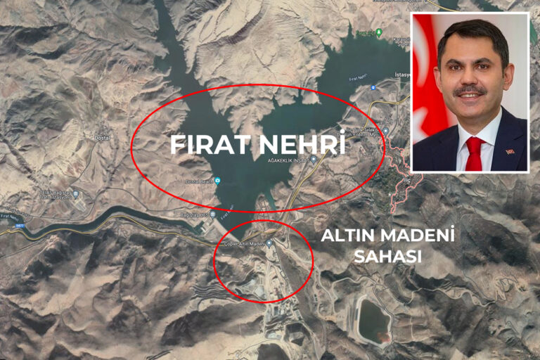 Facia yaşanan altın madeninin kapasite artış talebine, geçtiğimiz yıl Murat Kurum onay vermiş!