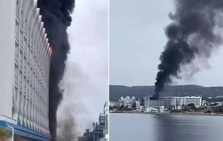 Antalya’da 5 yıldızlı otelde yangın