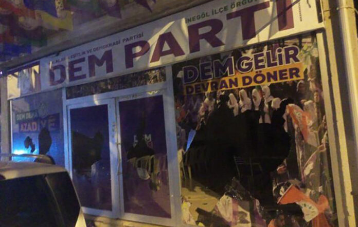 dem-parti-inegöl-saldırı