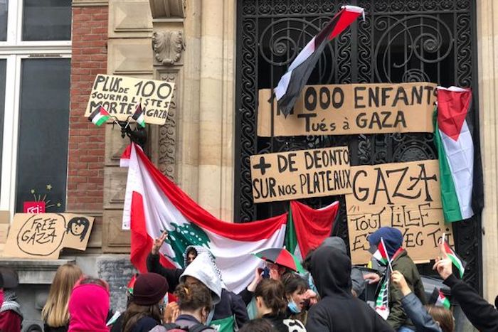 FRANSA| Gazze’ye destek eylemleri Fransız üniversitelerinde yayılıyor