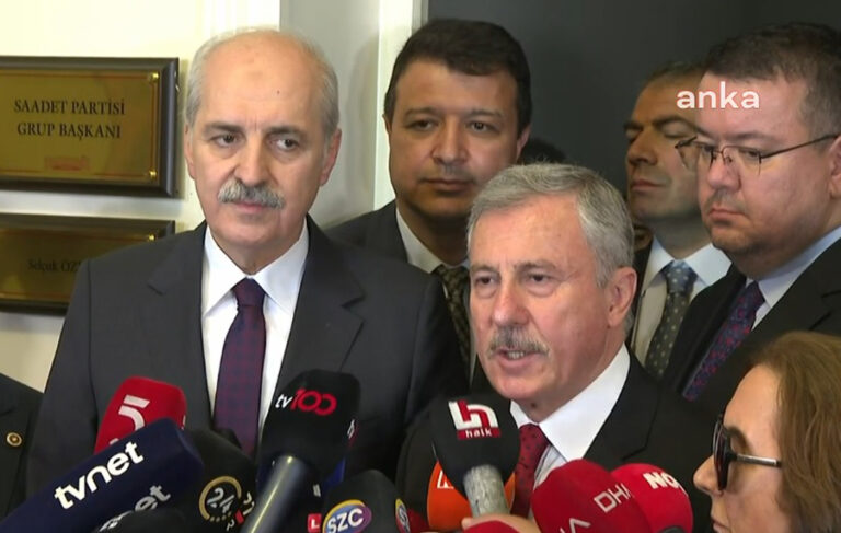 TBMM Başkanı, anayasa değişikliği için Saadet Partisi’ni ziyaret etti
