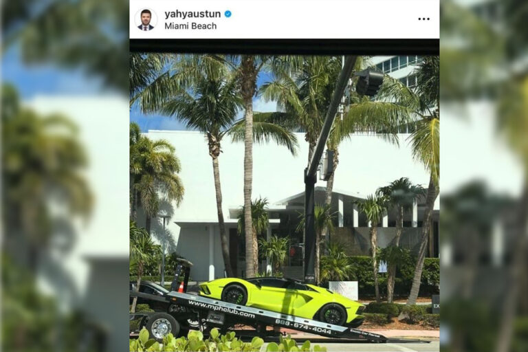 THY Basın Müşaviri Yahya Üstün, şimdi de Lamborghini paylaşımıyla gündemde